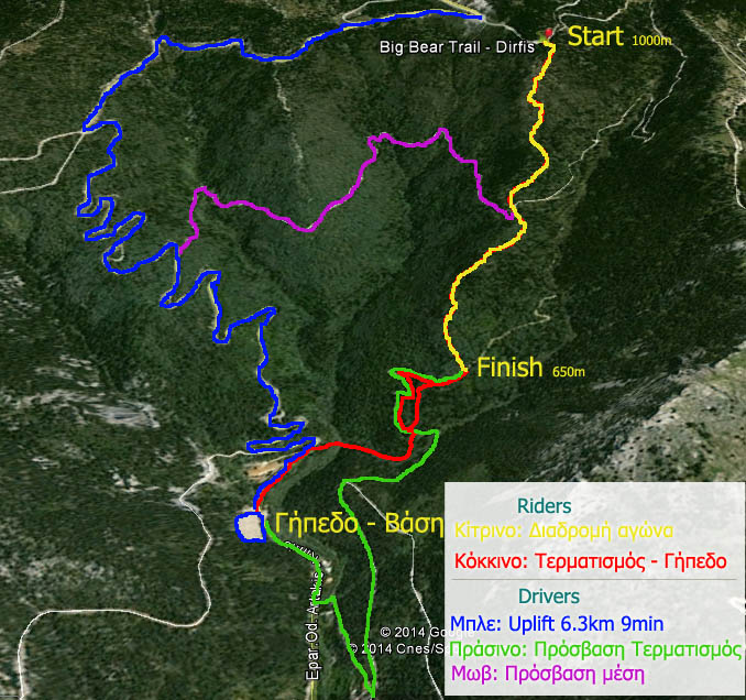 big bear race map