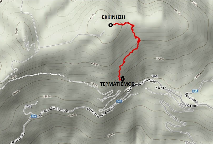 pelion dh race 2014 map1