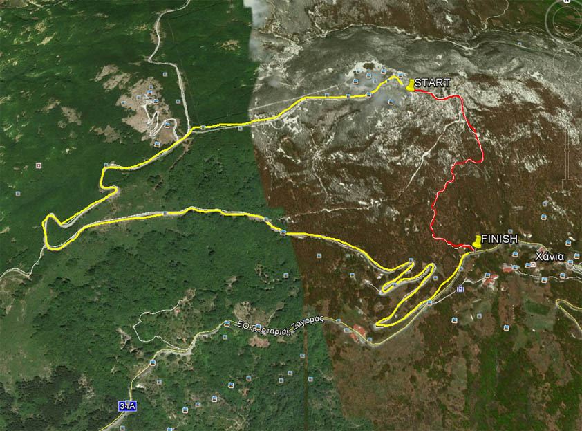 pelion dh race 2014 map2